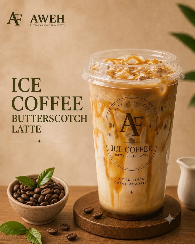 Ice Coffee Butterscotch Latte
