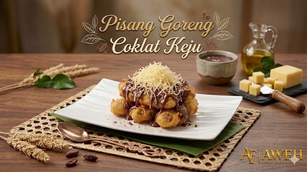 Pisang Goreng Cokelat Keju